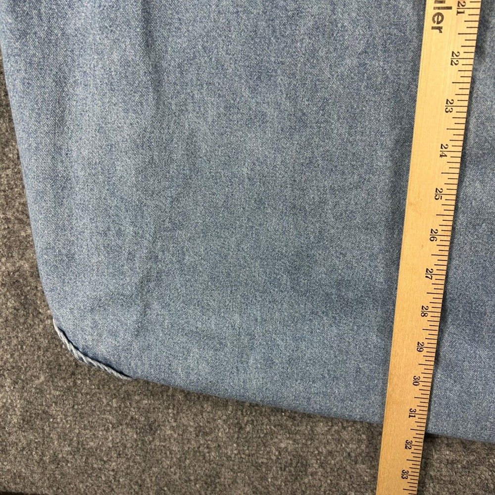 Ralph Lauren Denim Shirt Mens XXL Blue Big Shirt Long Sleeve Button Down Cotton - Picture 9 of 9